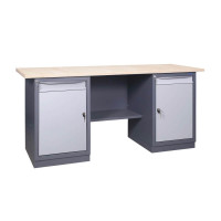Metallist töölaud sahtliplokkidega 41 MD / MD / 1800x620mm