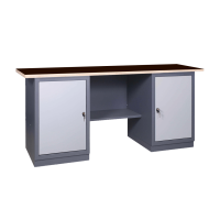Metallist töölaud sahtliplokkidega 41 D / D / 1800x620mm