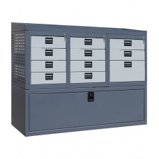Metallist riiulisüsteem kaubikule STO 15/4T/2MS/2MS/2MS