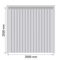 PVC ribakardinate komplekt (avale 2500x2500 mm)