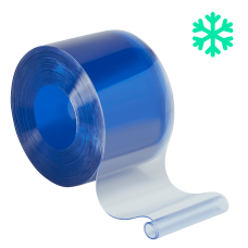 Külmakindel PVC kardinriba rull, 50 m, 200 x 2 mm