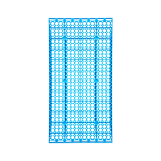 Plastikust riiulitasand 600x320 mm 
