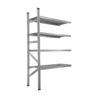 Metallriiulid 1972x1050x400, 4 riiulitaset (lisasektsioon)